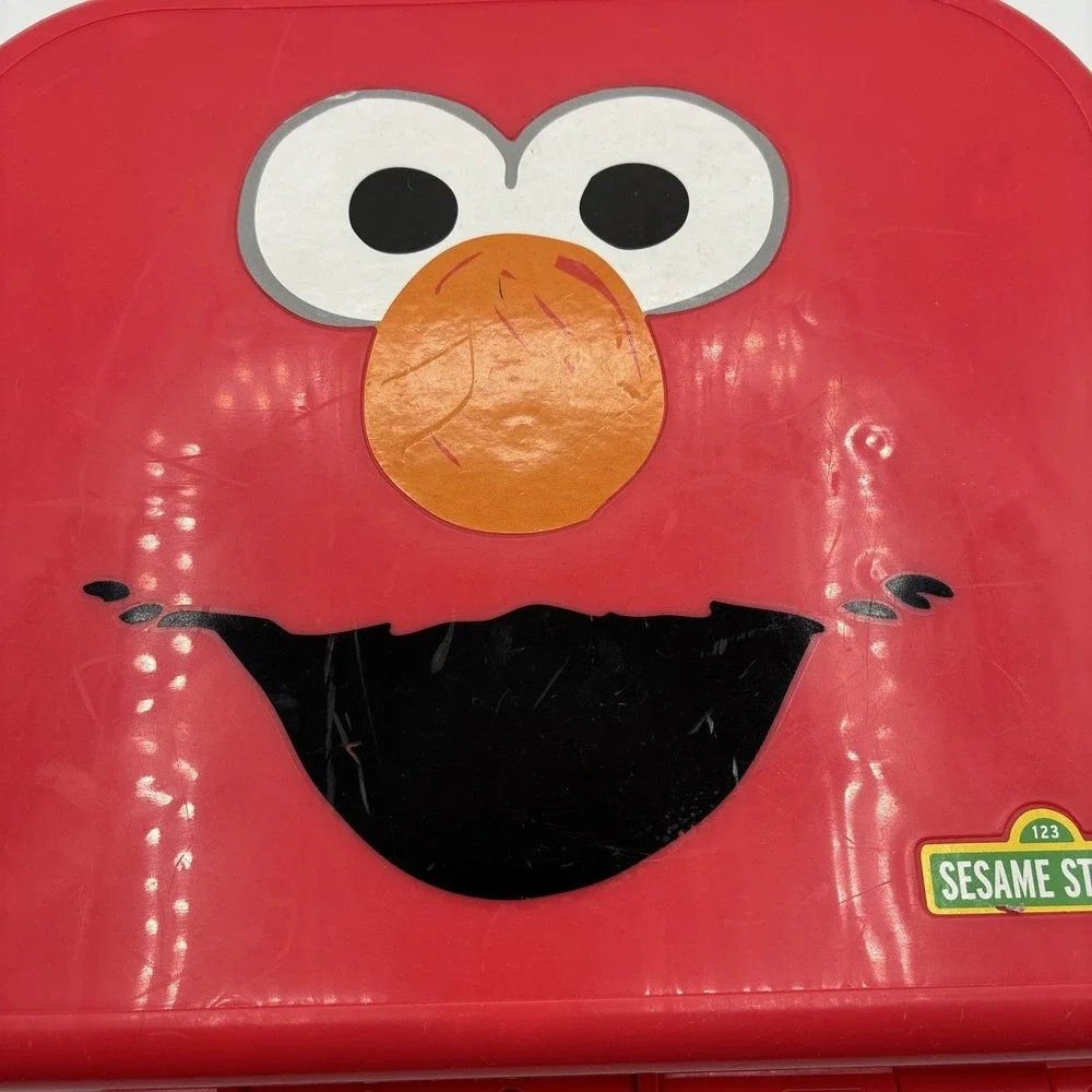 Sesame Street Elmo On The Go Alphabet ABC Puzzle Carry Case Preschool Baby Toy
